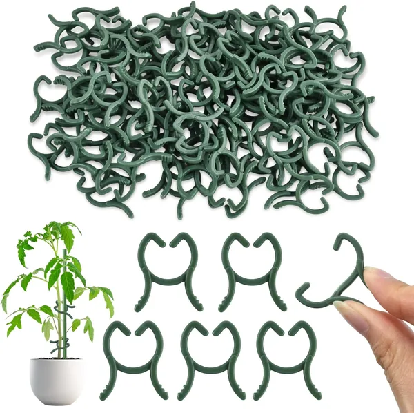 LQTSLFM 200 Pieces 2 x 2.5 cm Clips for Small Plants