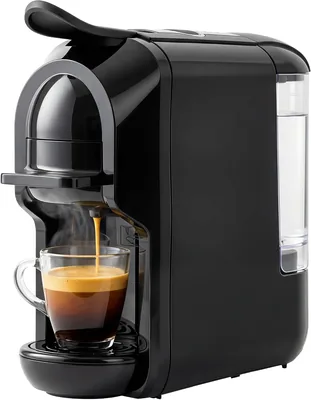 HOMCOM Pod Coffee Machine Black