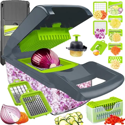 Mandolina Profesional Multifuncional Rayadore, Cortador Manual para Verduras y Patatas Fritas Cortas