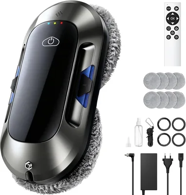W23D Window Cleaning Robot with Double Nozzle, 6000Pa Electric