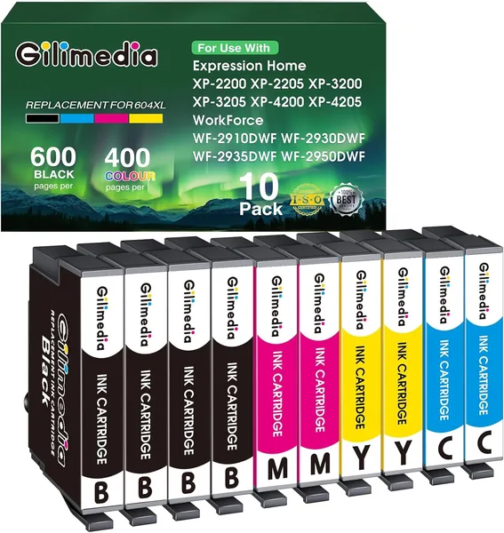 GILIMEDIA Replacement for 604 Cartridges