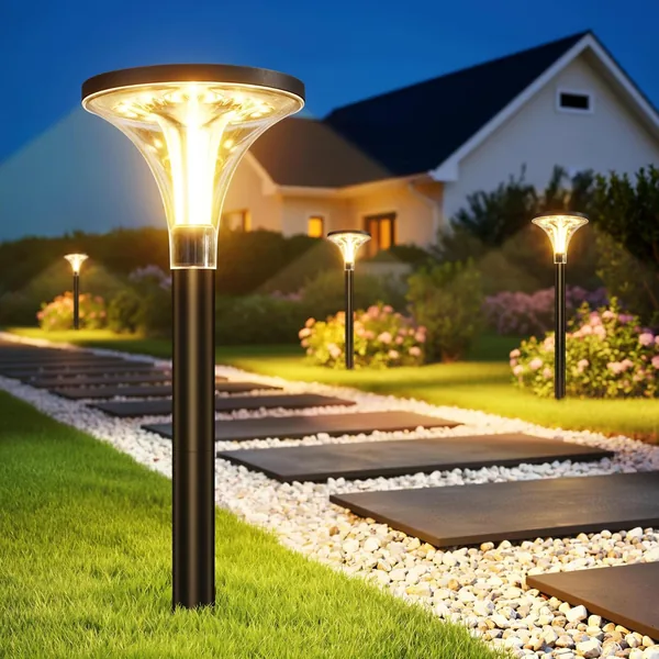 TuyLuxe 200 Lumen Extra Helle Solarlampen f r Au en Garten Stehend