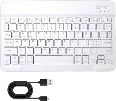 Rechargeable Portable Keyboard Slim Design