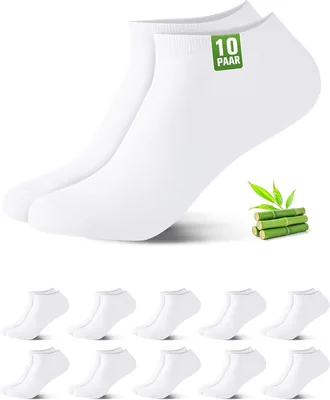 Calcetines de Bambú Effeet para Hombres y Mujeres, 10/20 Pares, Transpirables | 80% Viscosa de Bambú, Transpirables, Antibacterianos, Certificados OEKO-TEX 100