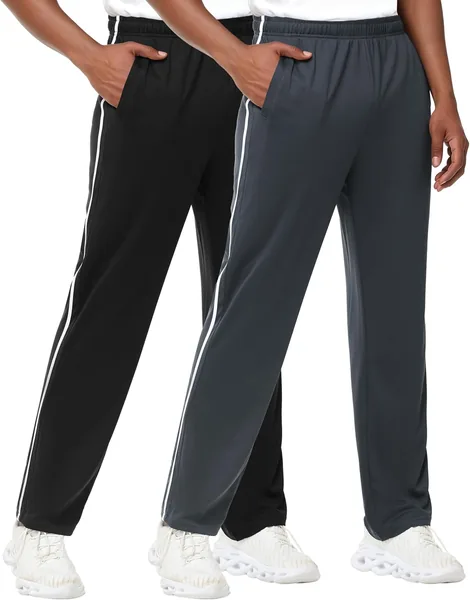 Zoofly Mens Track Pants Athletic Sports Pants Lightweight Breathable Workout Gym Running Sweatpants
