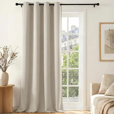 Curta Sostene con Blocchi della Luce per Interni Deconovo, 1 Panel, 140 x 260 cm, Isolamento Termico per Camera da Letto e Soggiorno, 35% di Sconto