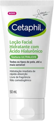 Cetaphil Loção Facial Hidratante com Ácido Hialurônico 50mL - 7% de Desconto