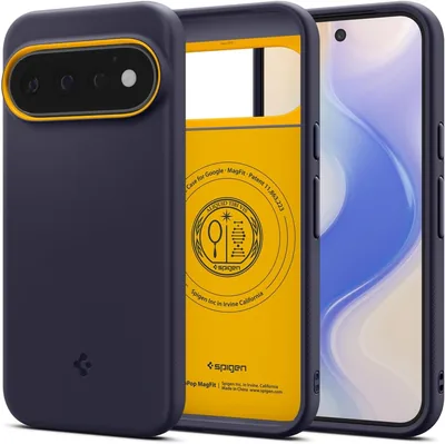 Spigen NanoPop MagFit Case - Blåbärsviola för Google Pixel 11 Pro