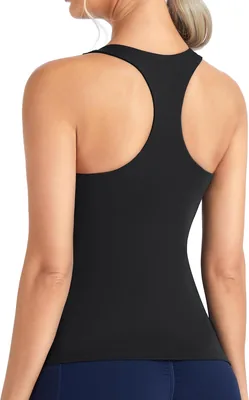 The Gym People Women's Longline Sports Bra Racerback