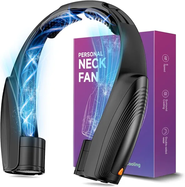 Silentspin 8000mAh Ventilatore Portatile, Condizionatore d'Aria Senza Lame Ricaricabile con 6 Velocità per Ufficio, Casa, Esterno - Best Deal