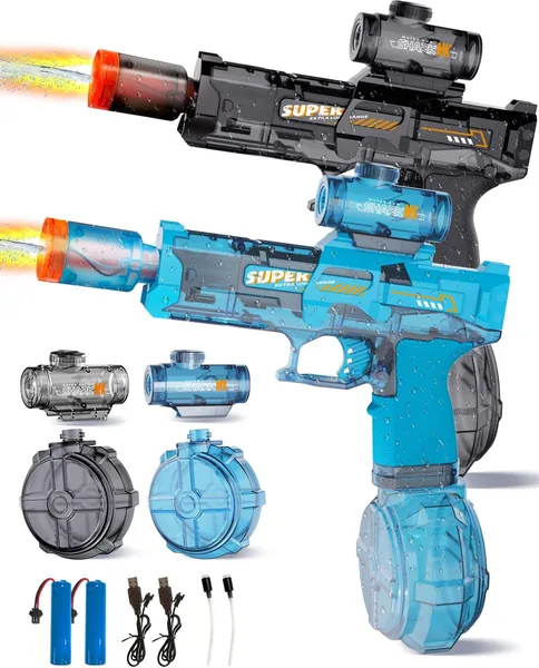 2PCS Electric Water Gun for Kids Adults