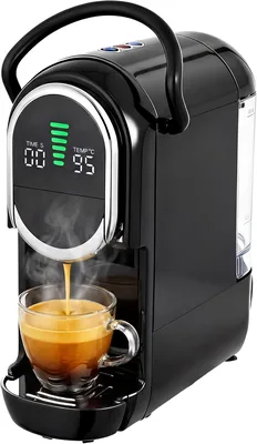 HOMCOM Pod Coffee Machine Black