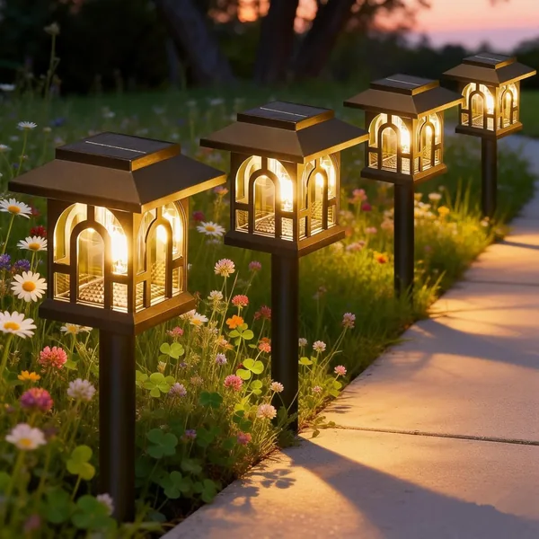 TuyLuxe 8 St ck Solarlampen f r Au en Garten
