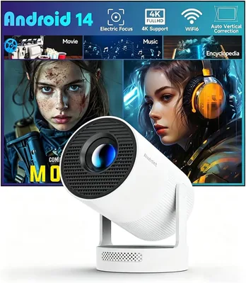 HY300Ultra Electric Focus Portable Projector