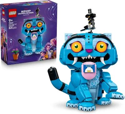 LEGO KPop Demon Hunters Derpy il Tigre e Sussie la Gazza - Gioco K-Pop con 2 Animali e Vaso di Fiori - Decorazione per Cameretta, 10% Di Sconto