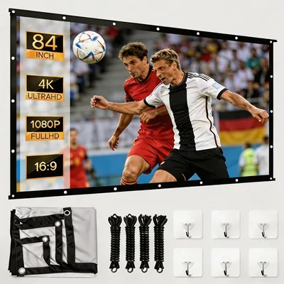 MeiKYing Projector Screen 84 Inch Best Deal