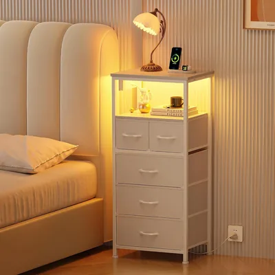 Flrrtenv Dresser with Charging Station – Best Deal