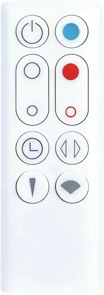 PureSphere Replacement Remote Control for Dyson AM09 Hot and Cold Fan Heater White