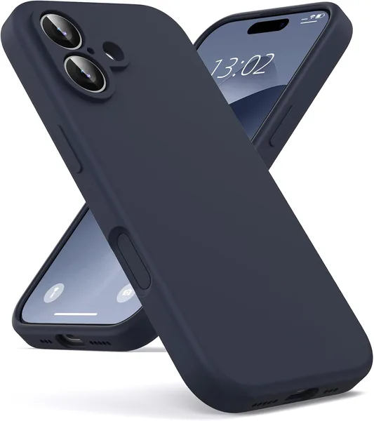 Oududianzi - Cover Compatibile con iPhone 17 in Silicone Liquido, Interno in Microfibra Morbida, Protezione Antischocco Resistente ai Graffi - 63% di Sconto