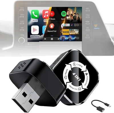 Tefire 4 in 1 Wireless CarPlay Adapter | 26% Off