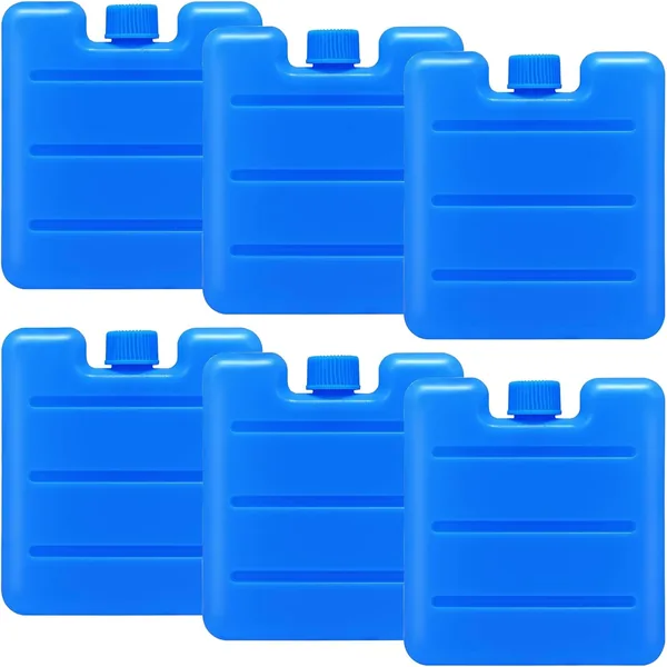LIUYIDM Pack de 6 Packs Glace pour Refroidisseurs - 8 x 7.3 x 2 cm - Ice Pack Réutilisable - Réduction 37%