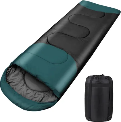 Outdoor Schlafsack für Camping 3 Jahreszeiten Erwachsener Schlafsack, 2-in-1 Funktion Decke Schlafsäcke, Warm, Leichtgewichtig, Wasserabweisend - Best Deal