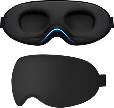 Gritin Blackout Sleep Eye Mask - 3D Cutout