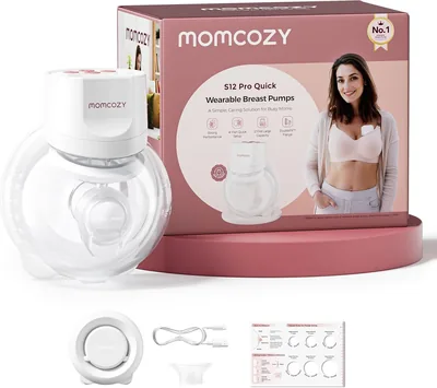 Momcozy Laktator S12 Pro - Bezprzewodowy i Przenośny Laktator Elektryczny, Końcówka DoubleFit™