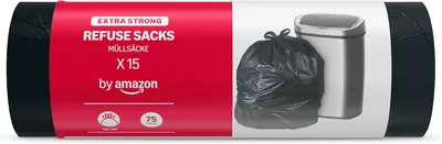 Extra Strong Tie Handle Refuse Sacks - 75L (15 Count)