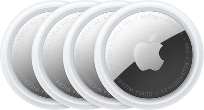 AirTag de Apple (2ª Generación) 4 Piezas: Rastreador para Llavero, Cartera y más; Localizador con Sonido; Fácil Configuración - 10% Descuento