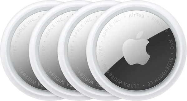 Apple AirTag 4 Pack (2nd Generation): Anti-lost tag, Sound, Waterproof, Dustproof
