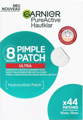 Garnier PureActive - Patch Anti-Démangeaisons XXL - Réduit les boutons en 8h - Cliniquement prouvé