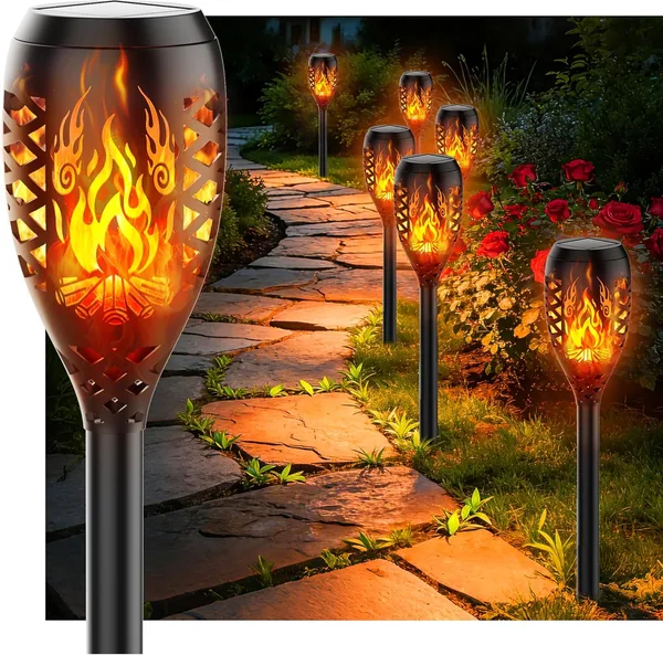 Giliwosy Solar Lights for Outdoor Garden Decoration