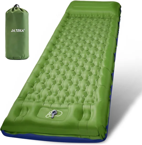 JATEKA Camping Mattress Single Inflatable Extra Wide 83 cm