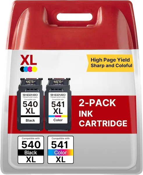 540XL Black 541XL Colour Replacement for Canon 540 and 541 Ink Cartridges