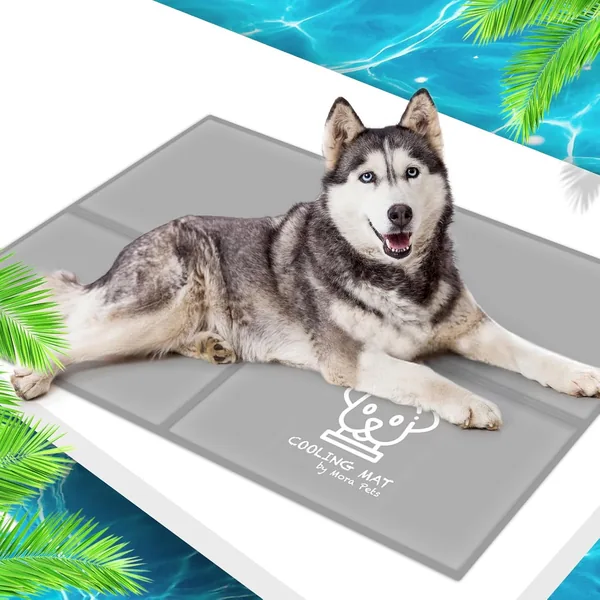 Mat de refroidissement XXL pour chiens extra larges, gel non toxique de refroidissement, tapis de refroidissement autonome, idéal pour l'été, plus durable