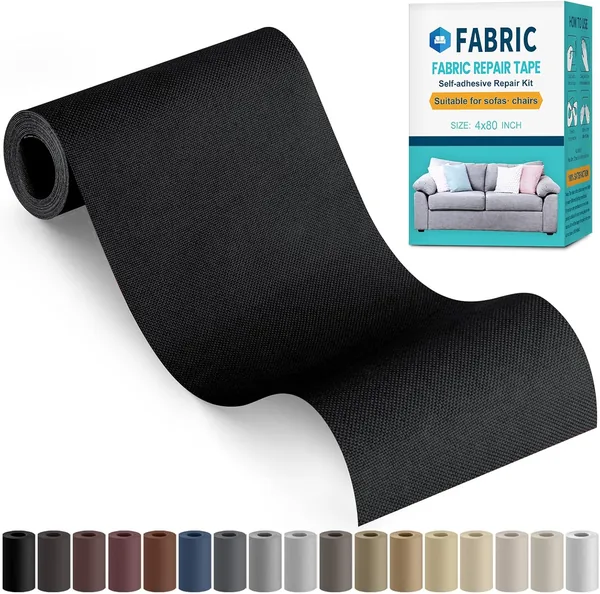 Fabric Repair Tape, Self-Adhesive Couch Patch Repair Fabric Patches for Furniture