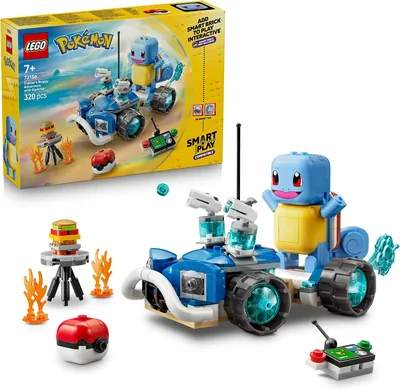 LEGO Pokémon Smart Play: Trainer Buggy Abenteuer mit Schiggy - Interaktives Set mit 2 Smart Tags und 1 Pokédex-Fi