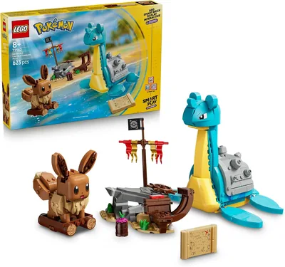 LEGO® Pokémon™ SMART Play™ Eevee & Lapras Treasure Hunt 72162