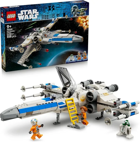 LEGO Star Wars New Republic X-Wing Starfighter 75460 Collectible Model Toy, Best Price