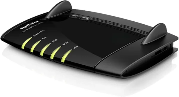 AVM FRITZ!Box 7490 WLAN AC+N Router (VDSL/ADSL, 1.300 Mbit/s (5 GHz), 450 Mbit/s (2.4 GHz), DECT Basisstation, Media Server) Schwarz