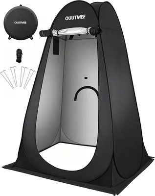 Auvent de douche pliable Pop Up, Tente de camping portable, Protection UV et pluie, Toilette tente pour randonnée, plage