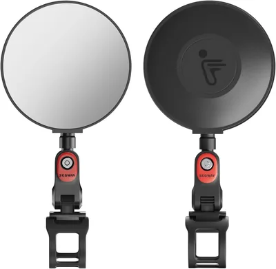 Mirrors 360° réglables (lot de 2) compatibles avec Segway Ninebot ALL Scooters MAX G30 G2 G3 ZT3 Pro GT3 F3 E3 (sauf Air T1)