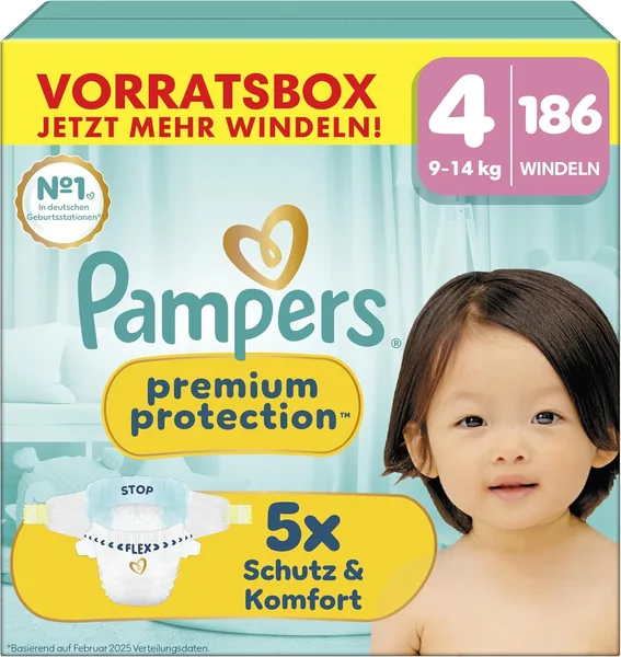 Pampers Premium Protection Size 4 Nappies
