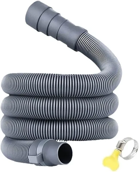 Shophubio Adjustable RV Drain Hose for Caravans, Motorhomes & Campervans - Flexible For EVA Waste Pipe, For Length with 30-42mm Adjustable Outlet (For)