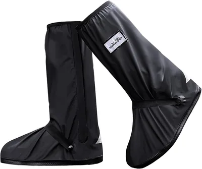 Cubierta Zapatos Impermeable con Cremallera y Cinta Reflectante, Reutilizable y Plegable - 5% Descuento