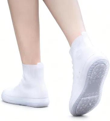 Cubre Zapatos Impermeable para Hombre y Mujer, Protector Anti-Desgaste, Resistente a la Lluvia, Antideslizante - Mejor Oferta