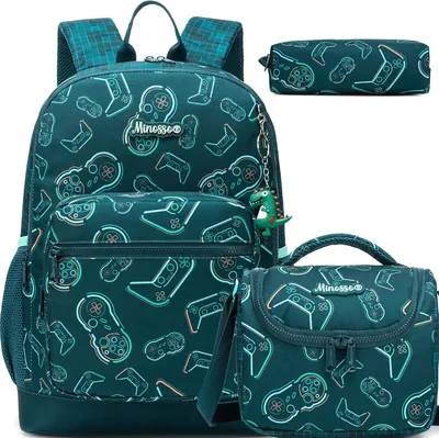 Mochila escolar para niños con bolsa de almuerzo - Best Deal