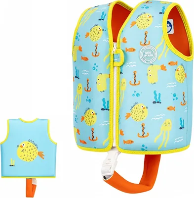 Gilets de natation pour filles et garçons ajustables avec sangles de sécurité - 1-3 ans ou 3-6 ans - Meilleur prix