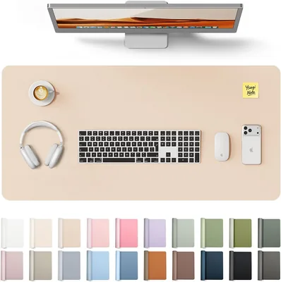 YSAGi Desk Mat Large, Leather Mouse Pad